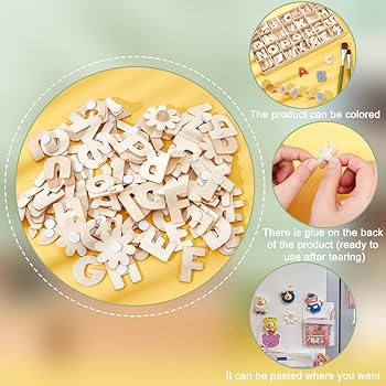 Amazon | PandaHall 108個 木製レター アルファベット ウッド